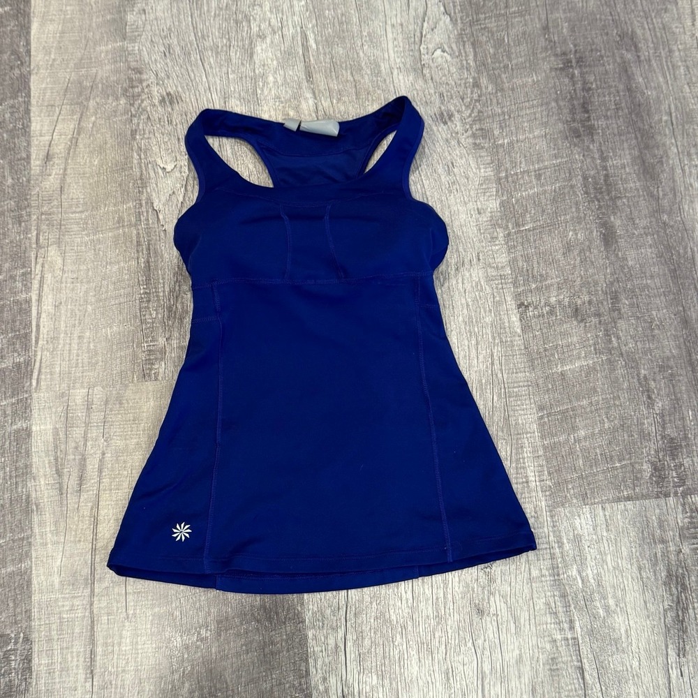 Athleta XXS PR Racerback Tank 2 With Built in Bra‎ Excellent Condtion